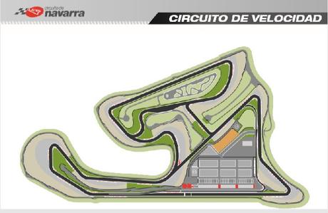 Nº 1419 al  Nº1422 . Circuito de velocidad de Navarra.