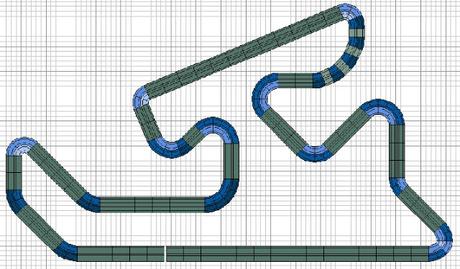 Nº 1419 al  Nº1422 . Circuito de velocidad de Navarra.