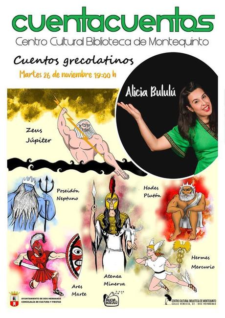 Las Bibliotecas Cuentan: “Cuentos grecolatinos” – Alicia Bululú