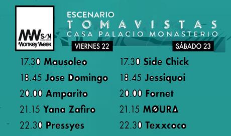 :: TOMAVISTAS DESVELA EL CARTEL DE SU ESCENARIO EN MONKEY WEEK ::