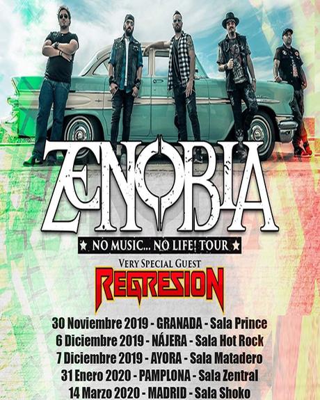 ZENOBIA: Añaden nuevas fechas a su gira 'No Music... No Life! Tour'