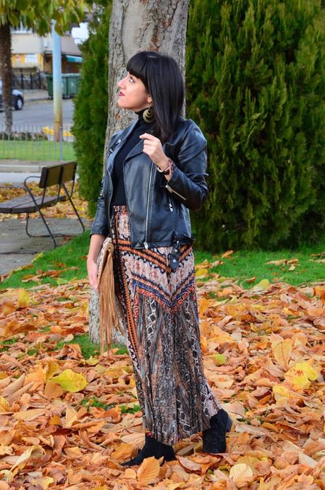 Maxi falda boho