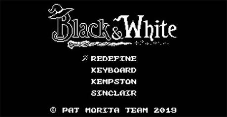 La demo de Black & White para ZX Spectrum disponible en descarga