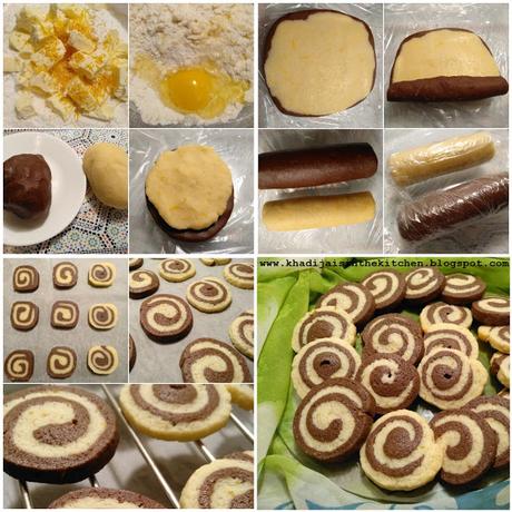 BISCUITS SPIRALES AU CITRON / LEMON PINWHEEL COOKIES / GALLETAS ESPIRAL DE LIMÓN / بيسكويت حلزوني بالليمون