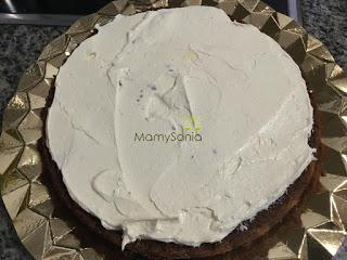 TARTA RELLENA Y CUBIERTA DE COBERTURA DE CHOCOLATE BLANCO EN THERMOMIX Y TRADICIONAL