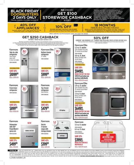 Folleto de ofertas Sears Black Friday 2019 (+ Mejores OFERTAS) 💲👕👟👗 Sears Black Friday anuncio (9)