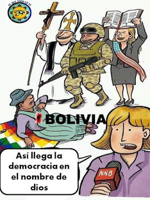 El chapucero golpe de Estado boliviano, con la Biblia y la espada. (Notas para entender la crisis política y social del país) El chapucero golpe de Estado boliviano, con la Biblia y la espada. (Notas para entender la crisis política y social del país)