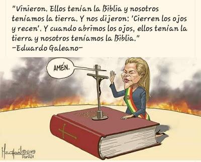 El chapucero golpe de Estado boliviano, con la Biblia y la espada. (Notas para entender la crisis política y social del país) El chapucero golpe de Estado boliviano, con la Biblia y la espada. (Notas para entender la crisis política y social del país)