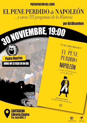 Presentación de 'El pene perdido de Napoleón' en Cartagena