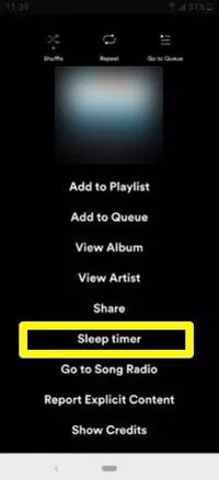 Cómo apagar Automáticamente Spotify