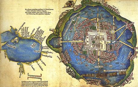HERMOSOS MAPAS ANTIGUOS DE LA CIUDAD DE MÉXICO HERMOSOS MAPAS ANTIGUOS DE LA CIUDAD DE MÉXICO