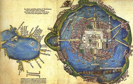 HERMOSOS MAPAS ANTIGUOS DE LA CIUDAD DE MÉXICO HERMOSOS MAPAS ANTIGUOS DE LA CIUDAD DE MÉXICO