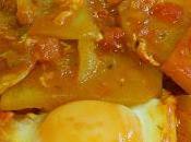 Cómo hacer patatas cazuela huevos