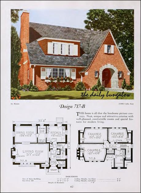 My Daily Bungalow: Planos de casas de 1900-1960