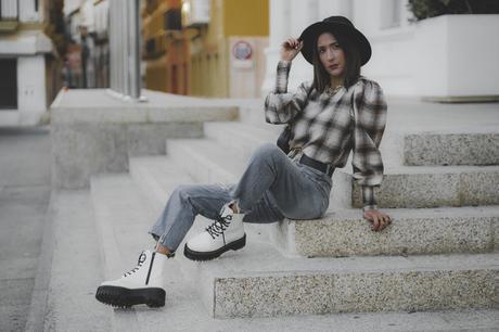 White Boots-how to style: Dr Martens + ideas cómo combinar botas