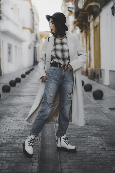White Boots-how to style: Dr Martens + ideas cómo combinar botas