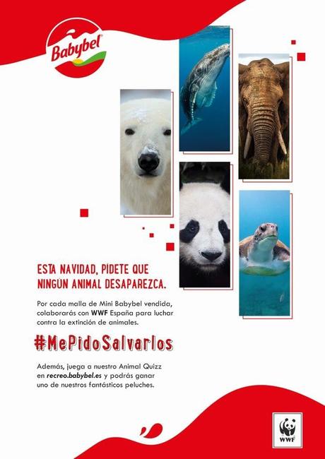 Babybel y WWF España se unen en Navidad para luchar contra la extinción de los animales