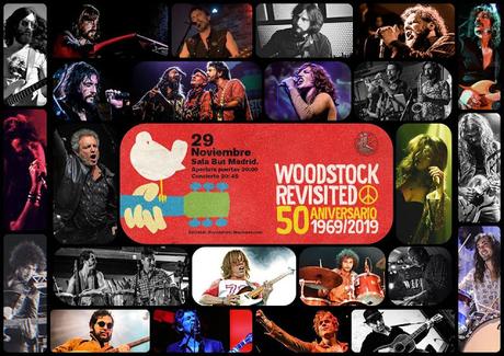 Concierto en Madrid por los 50 años de Woodstock con Tarque, Aurora & The Betrayers, Los Vinagres, Nat Simons... Concierto en Madrid por los 50 años de Woodstock con Tarque, Aurora & The Betrayers, Los Vinagres, Nat Simons...