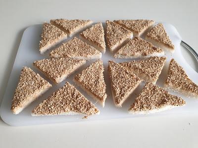 PAN DE SÉSAMO Y GAMBAS