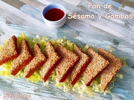 PAN DE SÉSAMO Y GAMBAS