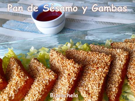 PAN DE SÉSAMO Y GAMBAS