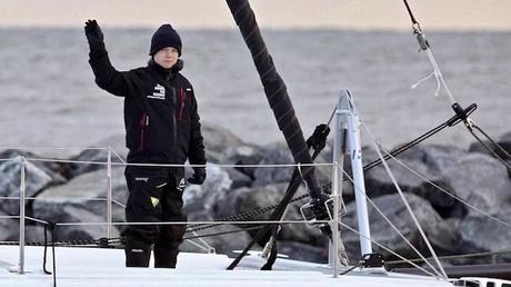 Greta Thunberg en su travesía hacia la COP25