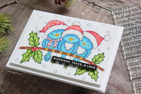 Pencil Colored Christmas Card