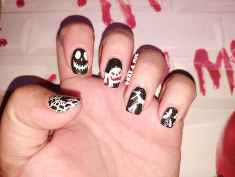 Diseño de uñas para Halloween