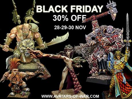 AoW: 30% dto por Black Friday en sus figuras