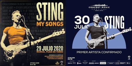 Sting repasará sus éxitos en Murcia y Cádiz en julio de 2020
