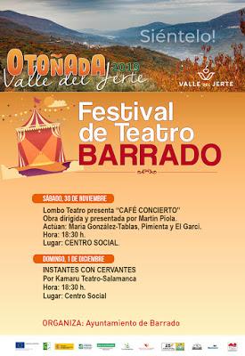 Festival de Teatro, Barrado. 