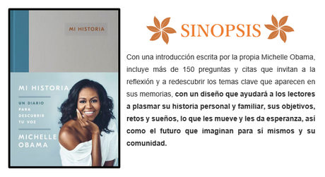 Mi Historia:Un diario para descubrir tu Voz - Michelle Obama