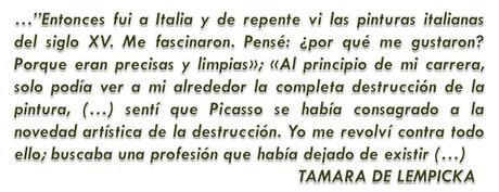 TAMARA DE LEMPICKA,