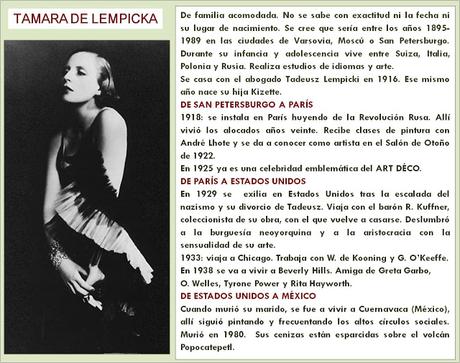 TAMARA DE LEMPICKA,