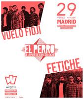 Concierto de Fetiche y Vuelo Fidji en El perro de la parte de atrás del coche