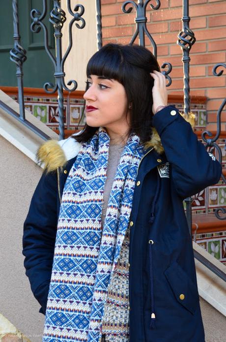 Parka azul marino Parka azul marino