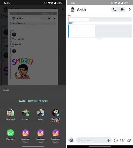 Cómo tomar capturas de pantalla en Snapchat sin notificar al remitente