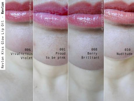 Los lanzamientos de Revlon Kiss: lip oil y cloud blotted.