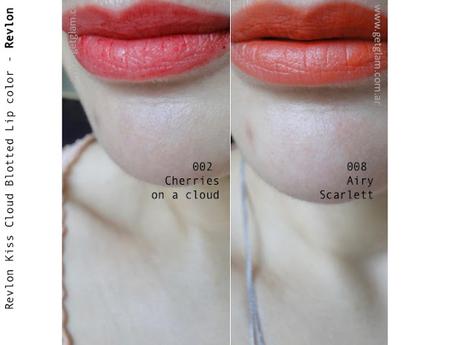 Los lanzamientos de Revlon Kiss: lip oil y cloud blotted.