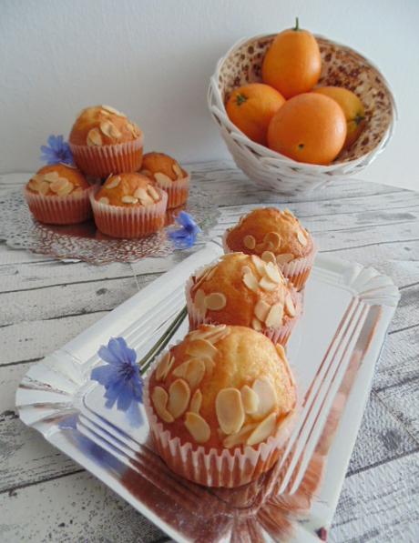 Magdalenas de naranja & almendras