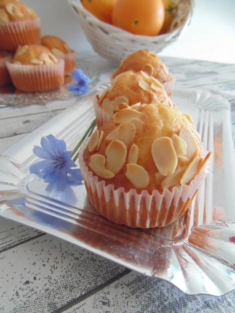 Magdalenas de naranja & almendras