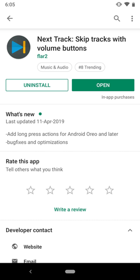 Cómo saltar canciones en Android con botones de volumen cuando la pantalla está apagada