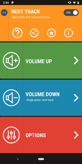 Cómo saltar canciones en Android con botones de volumen cuando la pantalla está apagada