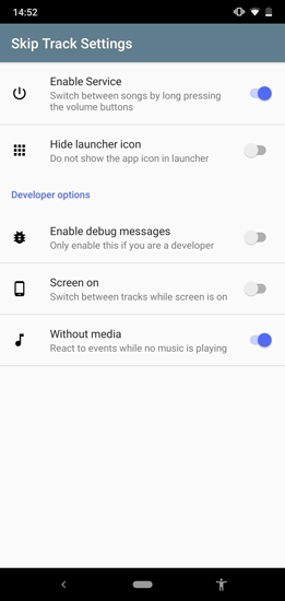 Cómo saltar canciones en Android con botones de volumen cuando la pantalla está apagada