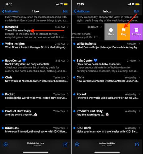 Cómo marcar correos electrónicos con diferentes colores en la aplicación Apple Mail en iPhone y iPad Cómo marcar correos electrónicos con diferentes colores en la aplicación Apple Mail en iPhone y iPad