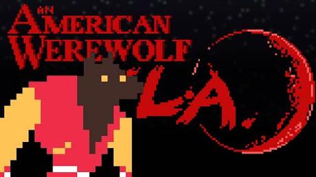 Un hombre lobo pixelado en Los Ángeles