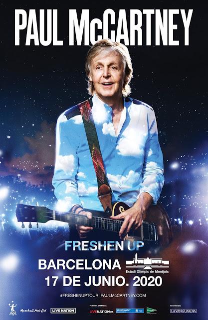 Concierto de Paul McCartney en el Estadio Olímpico de Barcelona el 17 de junio de 2020