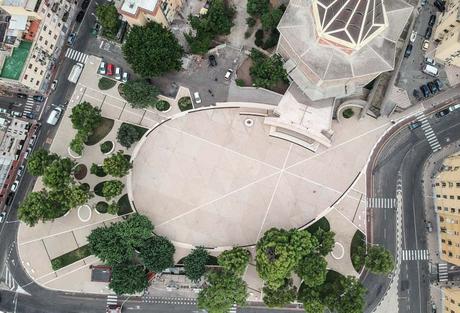 Intervención en Piazza San Michele, Cagliari