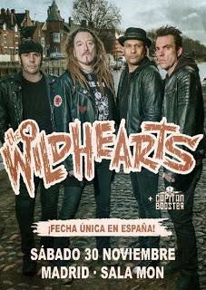 Este sábado fecha exclusiva de THE WILDHEARTS en Madrid con disco nuevo Este sábado fecha exclusiva de THE WILDHEARTS en Madrid con disco nuevo