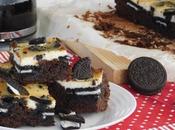 Brownie oreo cheesecake